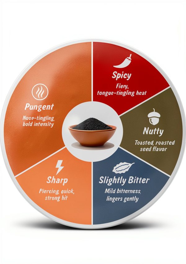 Spice Profile Organic Mustard Seeds Whole Pungent Flavor-1