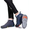 Kids Waterproof Winter Shoes Hiking Boots Black Pink Gray-2