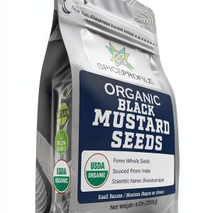 Spice Profile Organic Mustard Seeds Whole Pungent Flavor-0