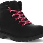 Levis Kids Hiking Boots Black Fuchsia Synthetic Leather-0