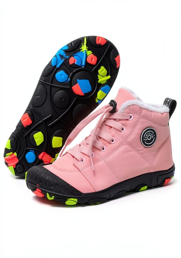 Kids Waterproof Winter Shoes Waterproof Insulated Anti Slip-0