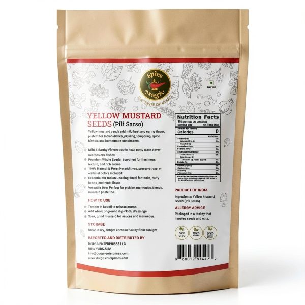 Durga Mustard Seeds Whole Premium Spice for Cooking-1
