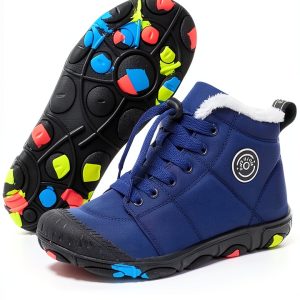 Kids Waterproof Winter Shoes Waterproof Insulated Anti Slip-0