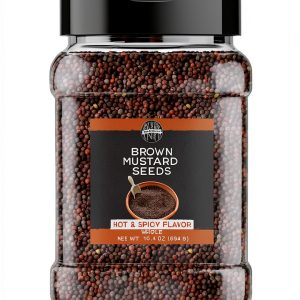 Birch Meadow Brown Mustard Seeds Spicy Flavor Grocery-0