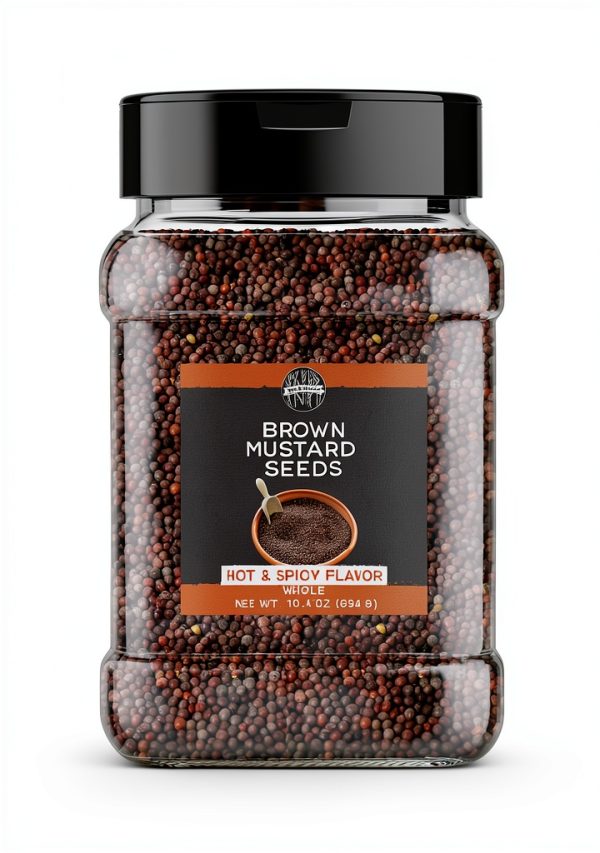 Birch Meadow Brown Mustard Seeds Spicy Flavor Grocery-0
