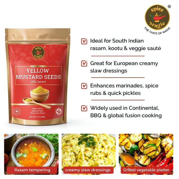 Durga Mustard Seeds Whole Premium Spice for Cooking-3