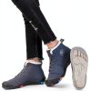Kids Waterproof Winter Shoes Hiking Boots Black Pink Gray-2