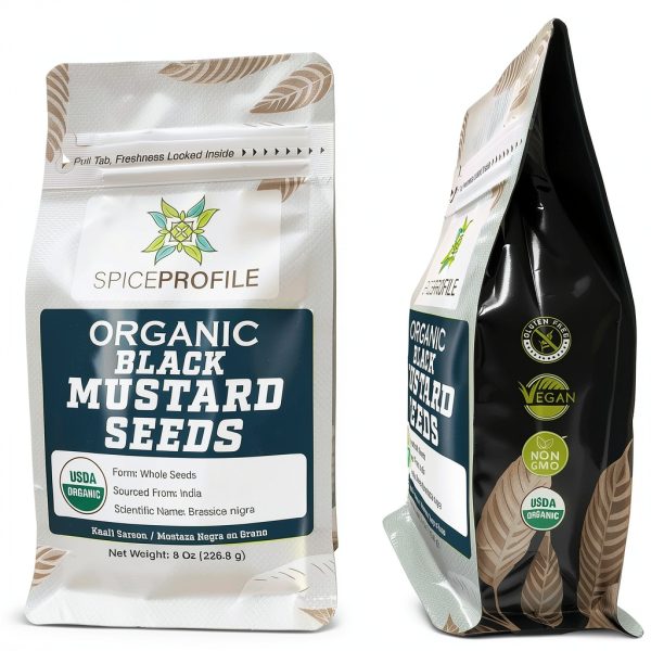 Spice Profile Organic Mustard Seeds Whole Pungent Flavor-9