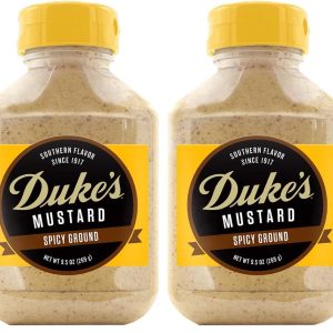 Dukes Mustard Spicy Ground Creamy Heat Sandwich Condiment-0