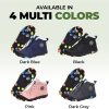 Kids Waterproof Winter Shoes Pink Dark Blue Dark Gray-6