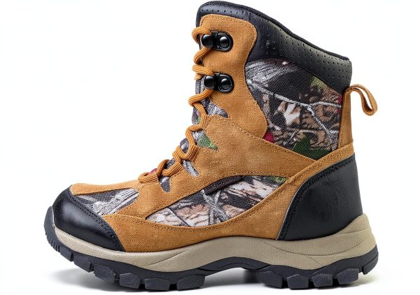 Northside Kids Hiking Boots Tan Camo Waterproof-1