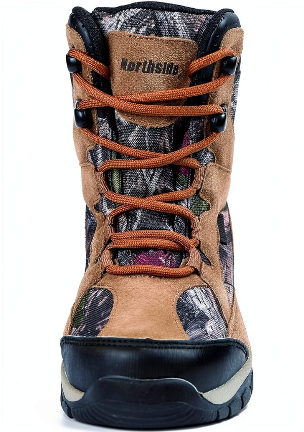 Northside Kids Hiking Boots Tan Camo Waterproof-2
