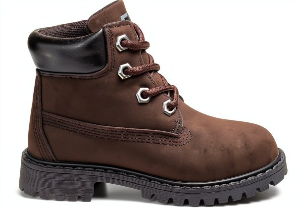 Avalanche Unisex Kids Work Boots Black-5