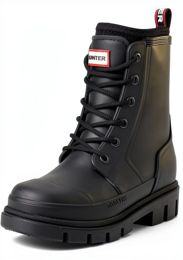 Hunter Kids Stomper Boots Black 13 Little Kid-6
