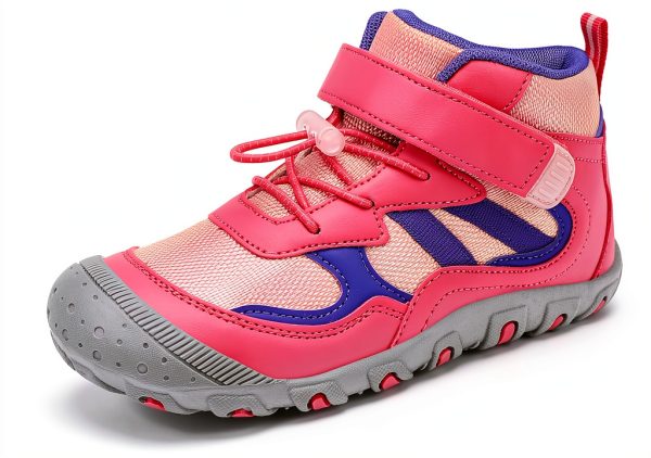Kids Hiking Boots AS Hook Loop Anti Slip-0