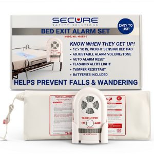 Bed Alarm Personal Safety 45BSET-5 Touch Wall Mount 120dB Alarm-0