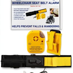 Personal Safety Wheelchair Seat Belt Alarm with 9V Battery-0