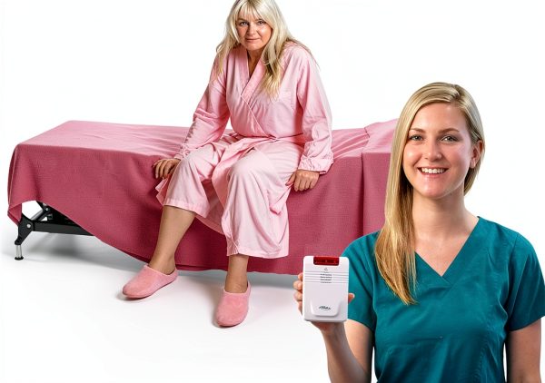 Smart Caregiver Cordless Patient Alarm 433FM5-SYS with 24x36 Floor Mat-1
