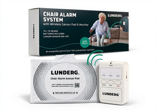 Chair Alarm Pad 10x15 in by Lunderg Wireless Sensor for Dementia Care-0
