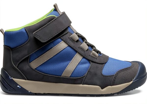Merrell Kids Hiking Boots Navy/Green 4 Wide, Water-Resistant &-4