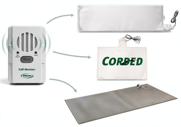 Smart Caregiver Bed Alarm Weight Sensing Pad 30x10 in-6