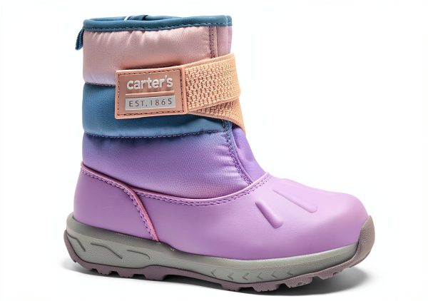 Carter kids hiking boots Lilac Multi Hook & Loop Size 4‑12-0