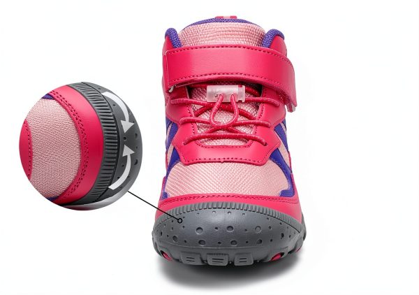 Kids Hiking Boots AS Hook Loop Anti Slip-1