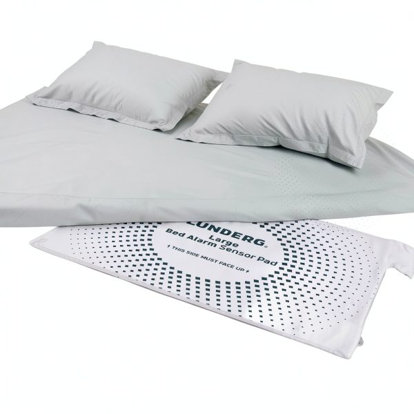 Lunderg Smart Bed Alarm Large Pad with Wireless Pager for Seniors-5