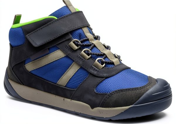Merrell Kids Hiking Boots Navy/Green 4 Wide, Water-Resistant &-1