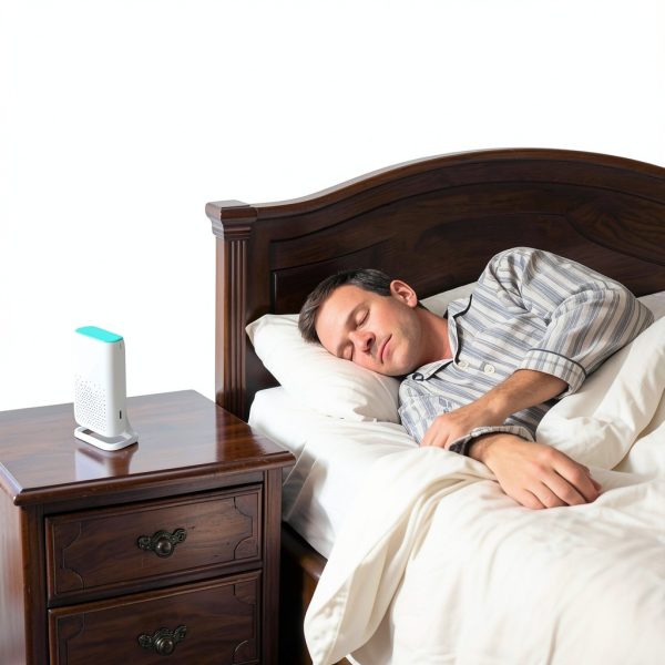 Bed Sensor Alarm and Fall Prevention for Elderly, Motion Sensor Alert System with 58 Melody/LED/Vibration Mode, for Patients Seniors Elderly Monitoring at Home-4