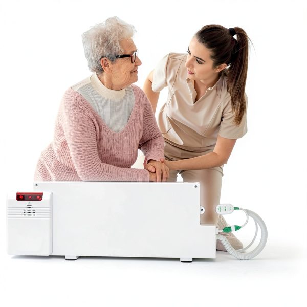 Smart Caregiver Wireless Bed Alarm System with Monitor and Pill Box-3