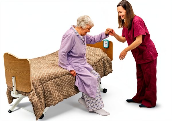Floor Mat Exit Alarm for Seniors Fall Prevention & Anti-Wandering - Economy System-1