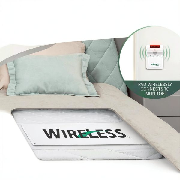 Smart Caregiver Wireless Bed Alarm System with Monitor and Pill Box-1