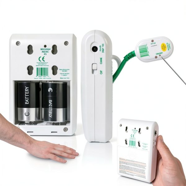 Smart Caregiver Wireless Bed Alarm System with Monitor and Pill Box-4