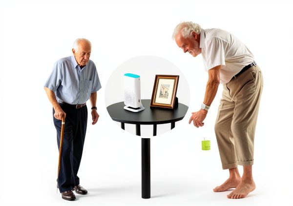 Bed Sensor Alarm and Fall Prevention for Elderly, Motion Sensor Alert System with 58 Melody/LED/Vibration Mode, for Patients Seniors Elderly Monitoring at Home-1