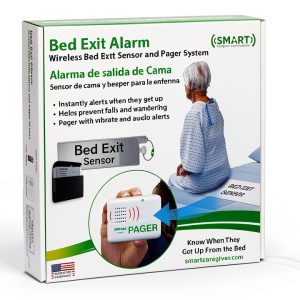 Smart Caregiver Bed Exit Alarm with Pager for Seniors RP-WPBR1-0